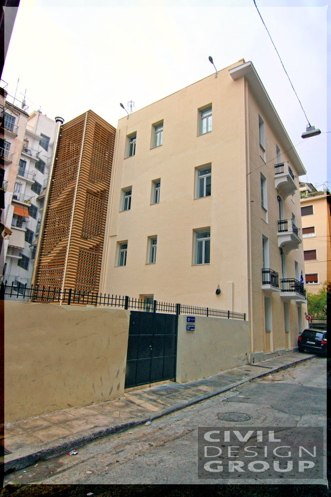 Αποκατάσταση σχολικού κτιρίου Αθήνα - Civil Design Group
